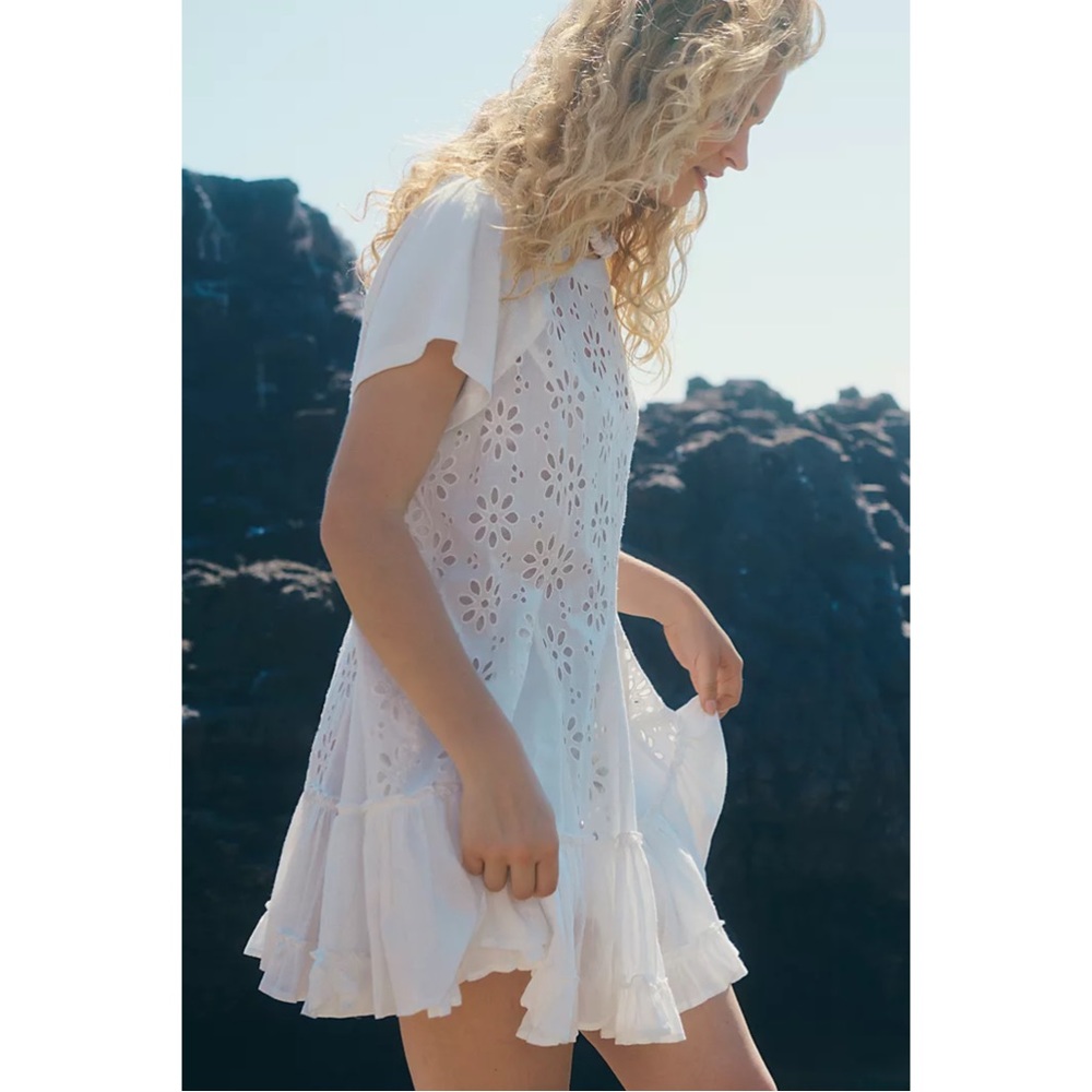 FREE PEOPLE ~Sadler Mini Dress (NWT) - Picture 9 of 11